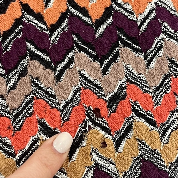 Missoni Orange Label Sleeveless Multicolor Knit Mock Dress Women Sz 42 US 6 M - Picture 6 of 13